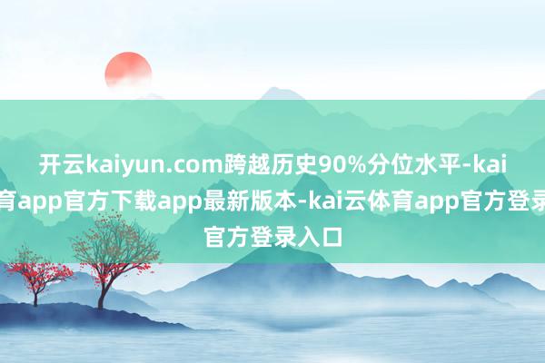 开云kaiyun.com跨越历史90%分位水平-kai云体育app官方下载app最新版本-kai云体育app官方登录入口